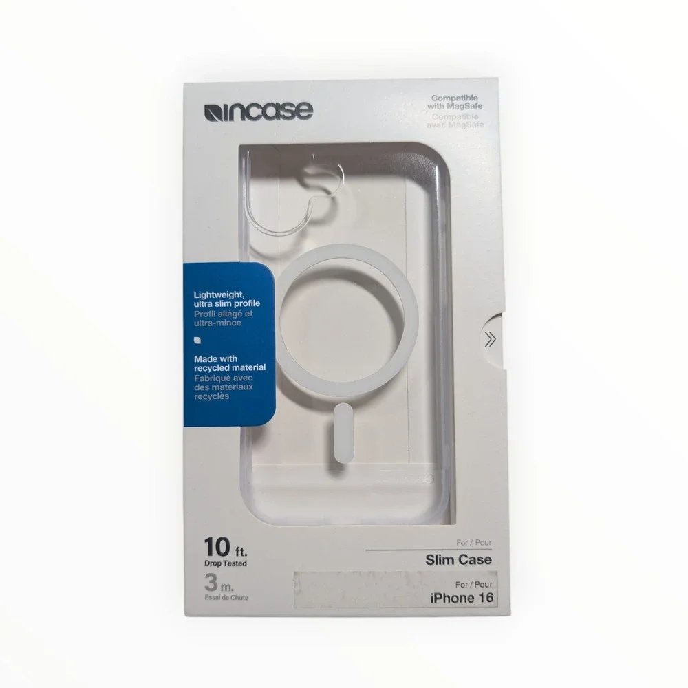 A3-U Incase Slim Hard Case w/‎ Magsafe for Apple iPhone 16 - Clear ⬇️